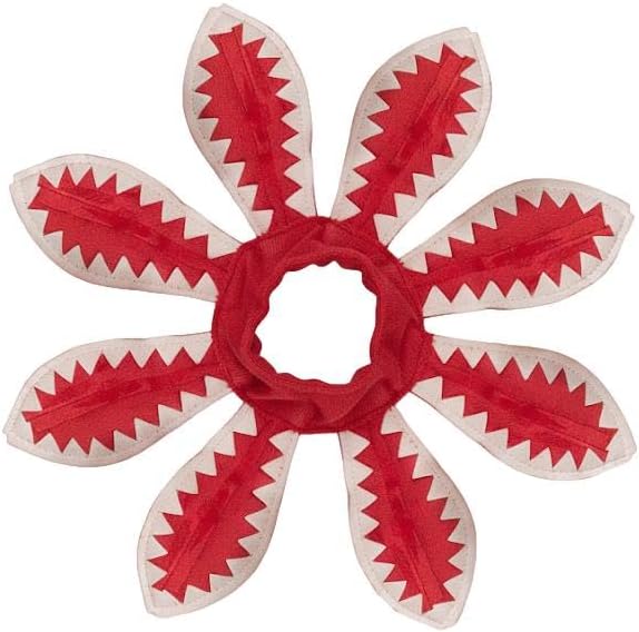 ComfyCamper Red Flower Dog Costume - X Large Medium Small French Lab Retriever Shepherd Pet Cosplay Halloween Costumes (Medium)