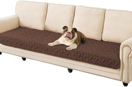 Ameritex Waterproof Pet Bed Cover Anti-Slip Dog Bed Blanket for Sofa and Furniture Waterproof New Pattern Design (Chocolate, 30x80 Inch (Pack of 1))