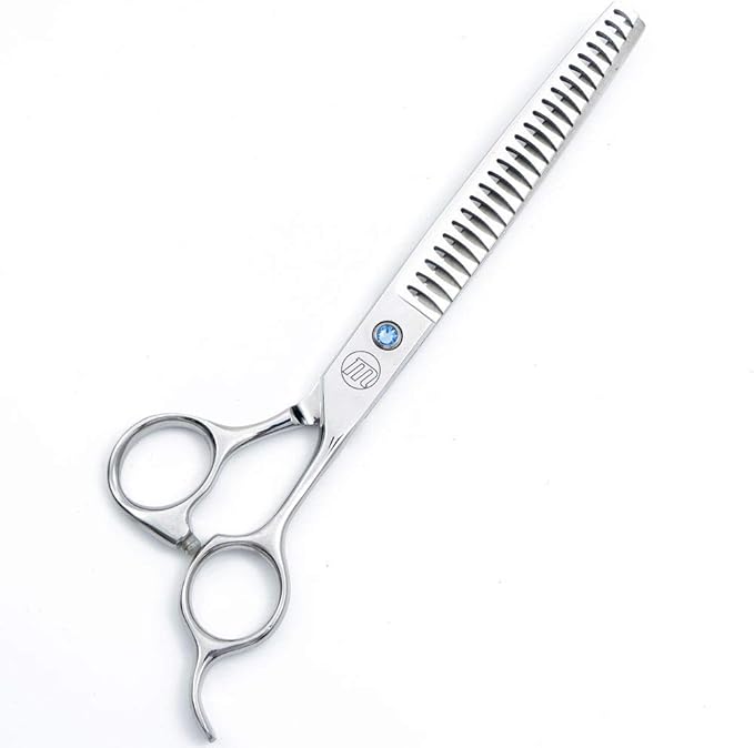 Professional Dog Grooming Scissors Set, 7 Inch/8 Inch Pet Grooming Scissors Chunkers Shears for Dog, Curved Dog Grooming Scissors, Thinning Shears for Dog with Grooming Comb