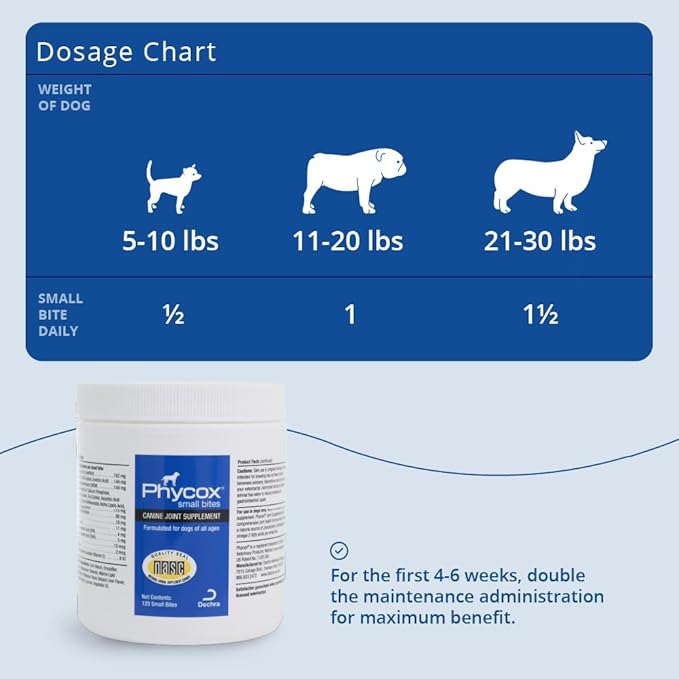Joint Supplement Small Bites for Dogs, 120 Ct