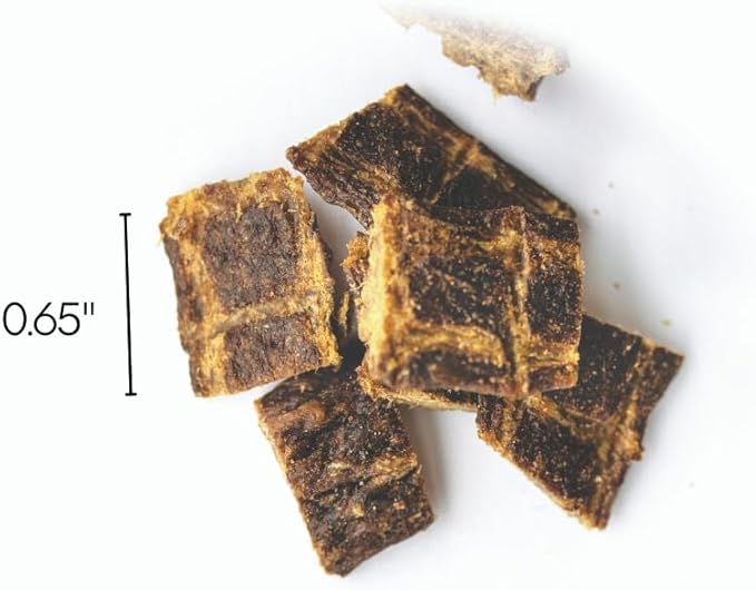 Farmland Traditions Tiny Loves Jerky Trainer Treats for Dogs w/Bone Broth (Beef, 12 oz.)