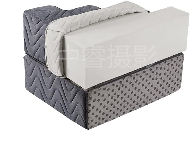 Dog Stairs for Bed, Dog Steps for High Bed, Pet Steps for Small Dogs and Cats, Non-Slip Balanced Pet Ramp Indoor (Grey, 18.2" H x 15" W x 24" L, 4)