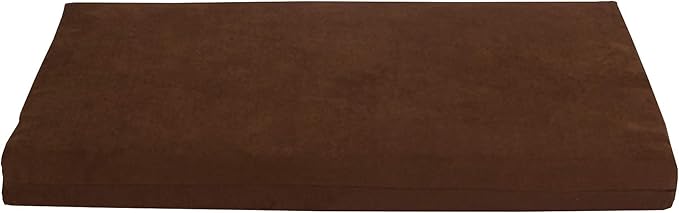 Pet Support Systems Orthopedic Dog Bed - Gel Memory Foam Pet Bed, Luxury Washable Dog Bed for Sleeping and Support (Removable Cover,Large Brown Dog Bed)