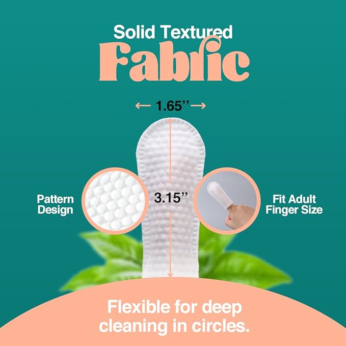 Dog Teeth Cleaning Wipes (90 Count) - No-Rinse Cat Toothbrush, Effective Dog Breath Freshener - Essential Pet Supplies (1.65 in x 3.15 in)