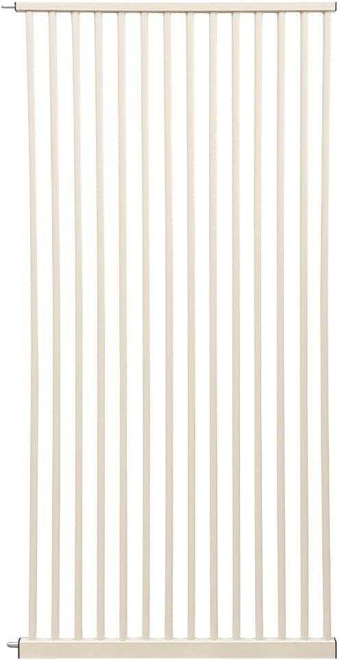Lumizone Extra Tall Cat Gate Extension Kit 61.02" High Pressure Mounted 29.17" Extra Wide 1.37" Gap No Drilling Tall Pet Gate for Dogs (Cream, 29.17"/74cm)
