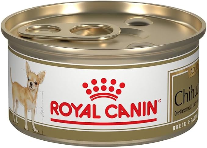 Royal Canin Breed Health Nutrition Chihuahua Adult Loaf in Sauce Wet Dog Food, 3 oz can (4-pack)