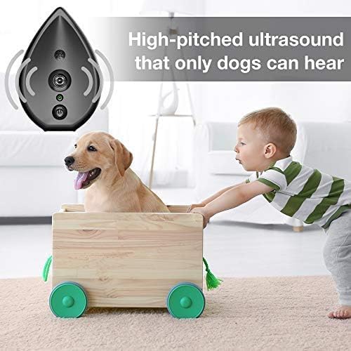 Anti Barking Devices, Auto Dog Bark Control Devices with 3 Modes, Rechargeable Ultrasonic Bark Box Dog Barking Deterrent Devices, Stop Neighour Dog Barking Devices for Dogs up to 75ft