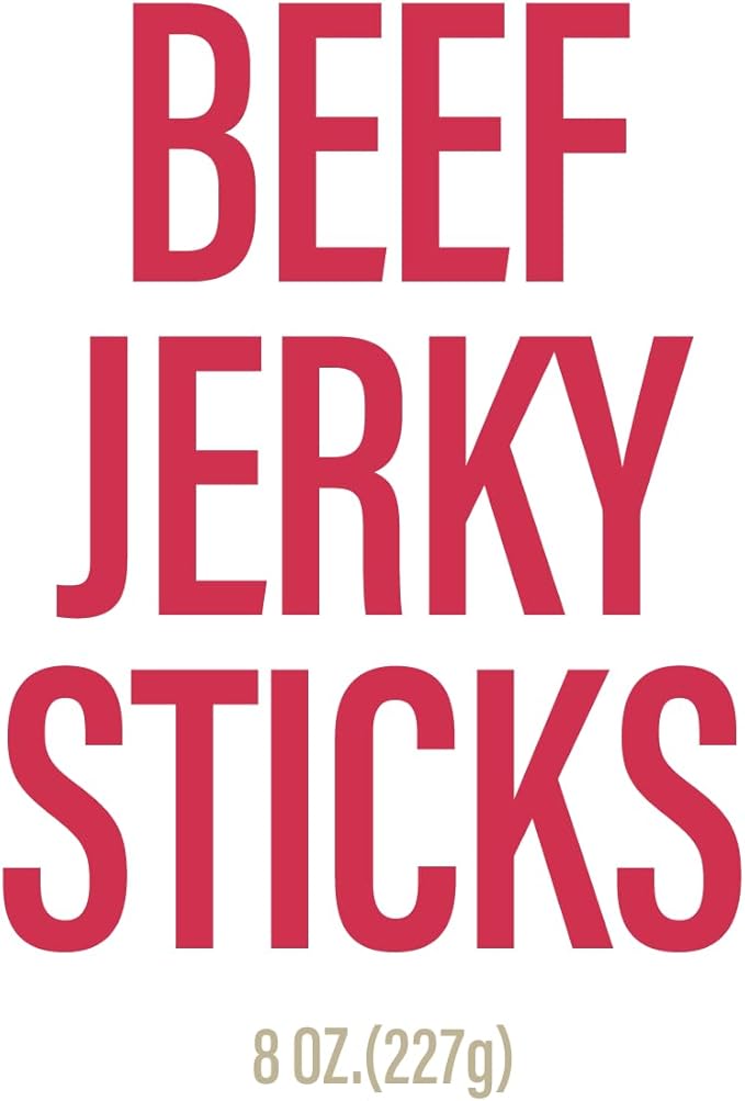 Chewer's Joy Beef Jerky Stick 5–6" (8oz) – Natural Dog Treats – Single Ingredient Long-Lasting Chews, High Protein
