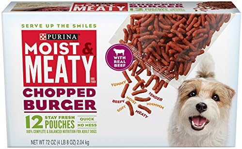 Purina Moist & Meaty Chopped Burger Adult Dry Dog Food