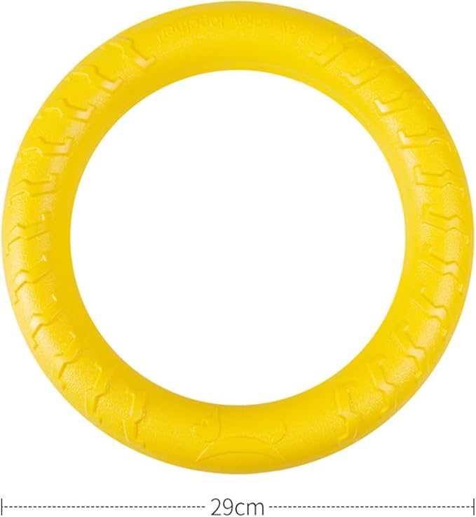 Outdoor Dog Flying Disc Toy, Floating Ring Toys, Dogs Chew Toys Pet Chewers for Small Medium Large Puppy Training Fetching Throwing Catching Interactive Play, Swimming, Water Floats Toys (11''/ 29cm)