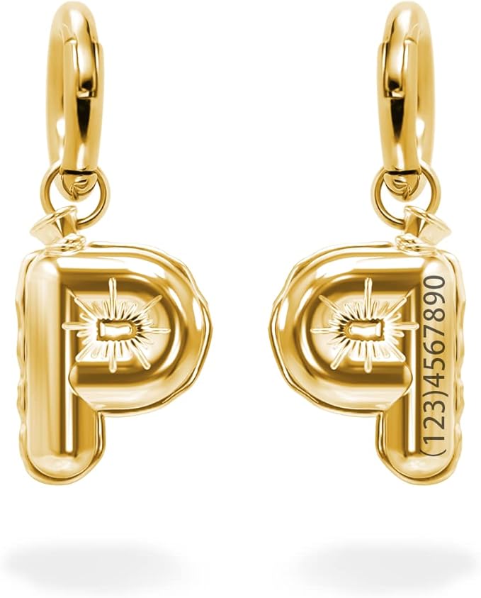 Dogs ID Tags Personalized Double Sided Deep Engraved Cat & Dog Collar Charm Initials/Number Shape