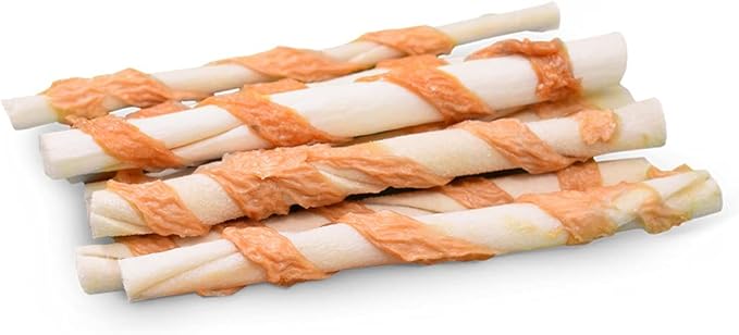 Beefeaters Beefhide 5in Twist with Real Chicken – Protein-Rich Dog Treats for Clean Teeth, Ideal for Training & All Dog Sizes