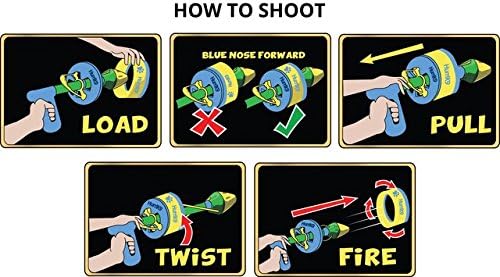 HurriK9 Flying Ring Launcher Dog Exerciser Starter Pack | Quickly Exercises Your Dog | Includes Launcher Starter Pack & 6 EVA Foam Rings