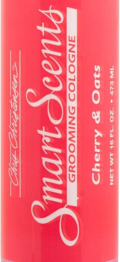 Chris Christensen Smart Scents Cherry & Oat Grooming Cologne, Groom Like a Professional, Long Lasting, Designer Fragrance, 16 oz
