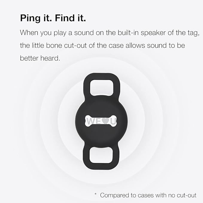 Cat Collar Holder for Airtag, Cat & Small Dog Harness Case for Air Tag