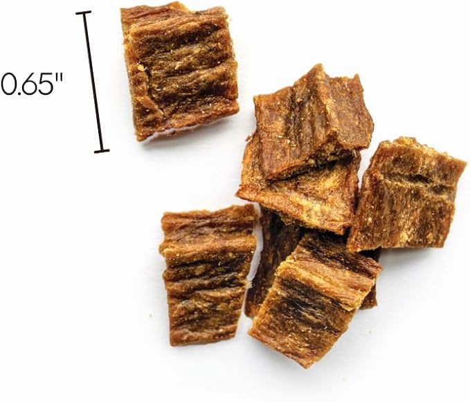 Farmland Traditions Tiny Loves Jerky Trainer Treats for Dogs w/Bone Broth (Chicken, 6 oz.)