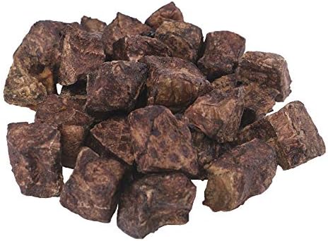 Bison Cubes: Pure Bison Dog Treats - All Natural, Vet Approved, Single Ingredient, Grain Free, Healthy & Nutritious Treats for Dogs (Bison Lung, 16oz)