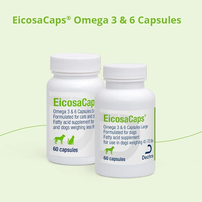 EicosaCaps® Omega 3 & 6 Capsules for Dogs, 60 ct