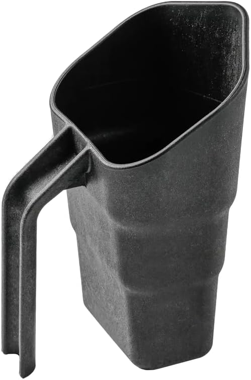 Dog Measuring Food Scoop, Ergonomic No-Slip Grip, 3 Cup Pour Scooper, Good for Scooping Ice & Animal Feeds, Heavy Duty Material, Measuring Cup Markers Inside for Perfect Proportion Every Scoop