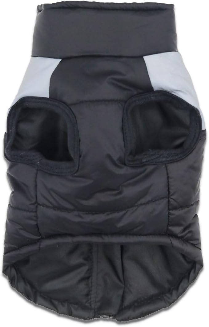 Small Dog Coats Warm Winter Jackets for Small Medium Dogs Puppy Cold Weather Coat Pet Clothes, Grey, X-Small