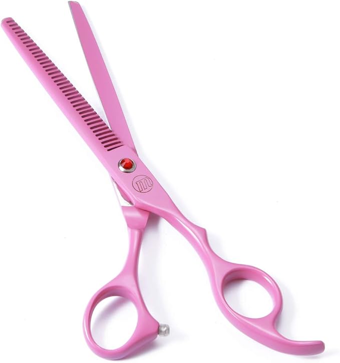 Professional Dog Scissors Set - 7 Inch/8 Inch Curved Chunkers & Thinning Shears with Grooming Comb