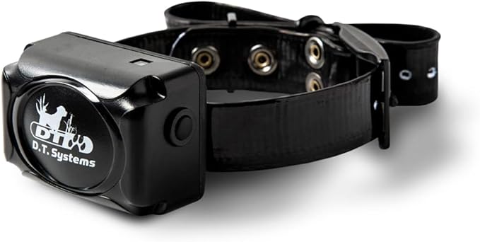 DT SYSTEMS H2O1820 Plus E-Collar, Waterproof Rechargeable Expandable Remote Dog Trainer, 16 Stimulation Levels, Vibration Assist, Black