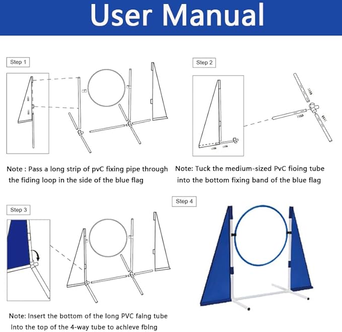 Dog Agility Training Equipment,Course Backyard Set Training Equipment for Dogs Pet Outdoor Game with Yellow, Blue and Red Tunnel, Agility Hurdle, Poles, Jump Ring, Pause Box, Toy Balls and Storage Bag
