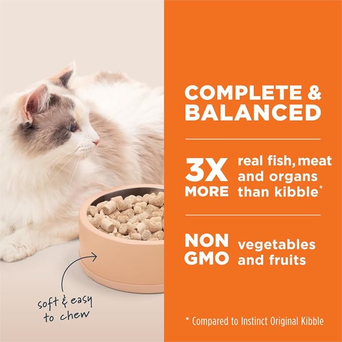 Instinct Raw Meals Freeze-Dried Pollock Cat Food, 24 oz. Bag