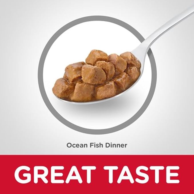 Hill's Science Diet Adult 1-6, Adult 1-6 Premium Nutrition, Wet Cat Food, Ocean Fish Stew, 5.5 oz Can, Case of 24