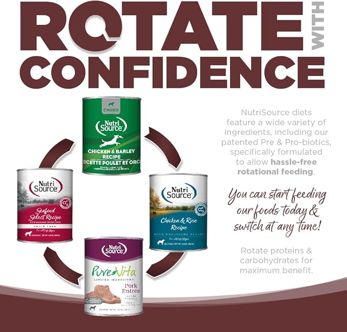 NutriSource Grain Free Prairie Select Recipe Dog Food, Premium Wet Dog Food, 12.3 Ounce (Pack of 12)