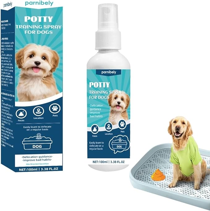 Potty Training Spray for Dogs,Pet Potty Training Spray, Dog Attractant, Indoor Potty and Puppy Pads Trainer, Potty Training and Housebreaking, Puppy Essentials, Safe Dog Pee Spray,100ML