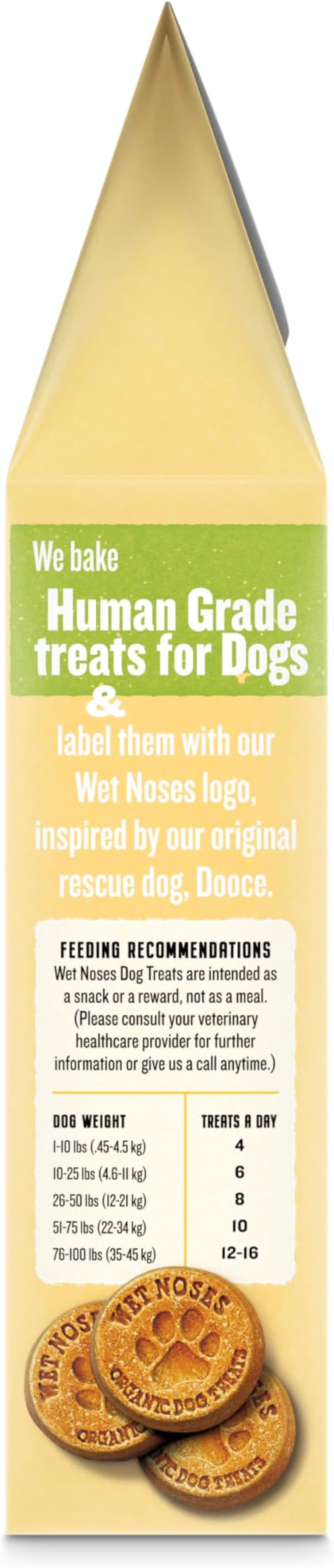 Organic Crunchy Dog Treats – for All Pet Sizes, Breeds – All-Natural Puppy Treat, Senior Dog Snack – 100% Human-Grade – Delicious Chews for Dogs – Hemp Seed & Banana, 14 Oz (2-Pack)