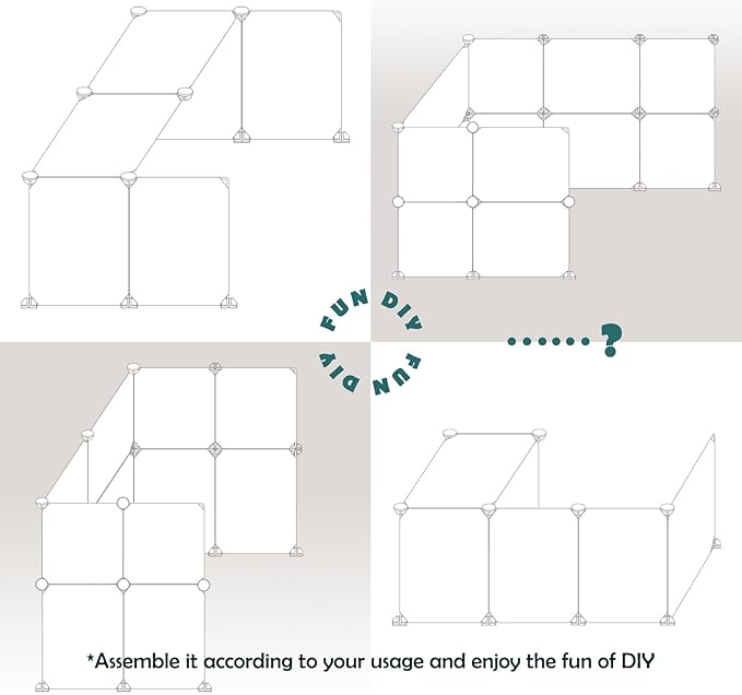 MEEXPAWS Cat Litter Box Enclosure Splash Guard XXL 27.9L × 27.9W x 31.5H inch, Light Weight Plastic Sheets with Cat Litter Mat Easy Clean (White)