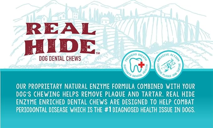 | Enzyme Enriched Dental Care Dog Chews | for Medium/Large Dogs | 12.8 oz