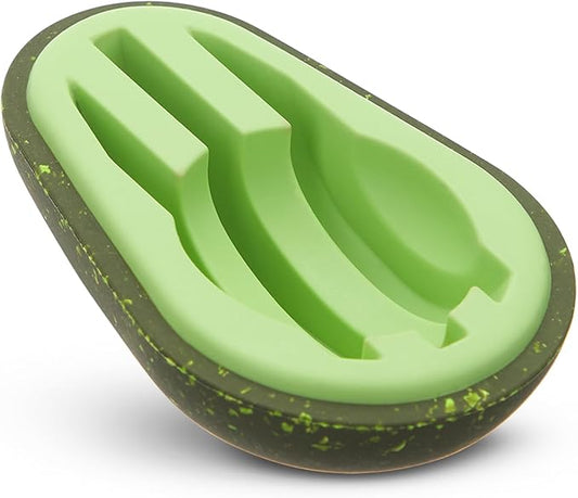 Barkbox Avocadoggo Dog Toy | Natural Rubber, Wobble Shape, Perfect for Peanut Butter & Dishwasher Safe | Dog Toy for Aggressive Chewers