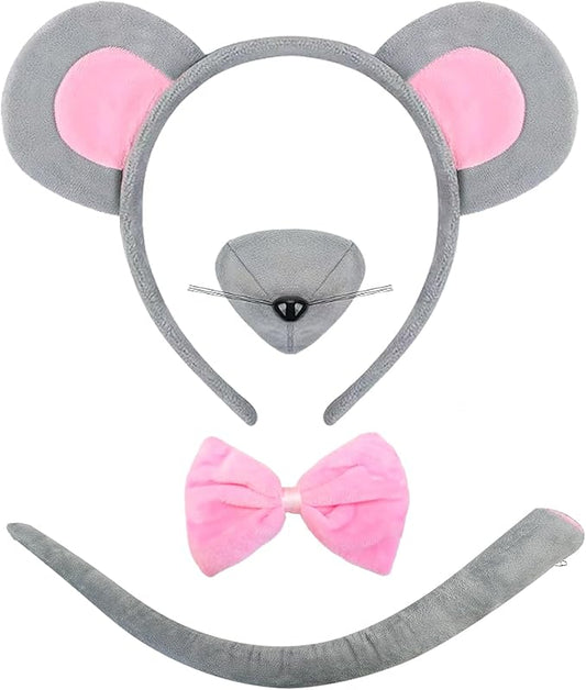 ONEPEACE Halloween Animal Costume Accessory Set for Halloween Party, Birthday, Christmas, Cosplay Animal Fancy Dress up