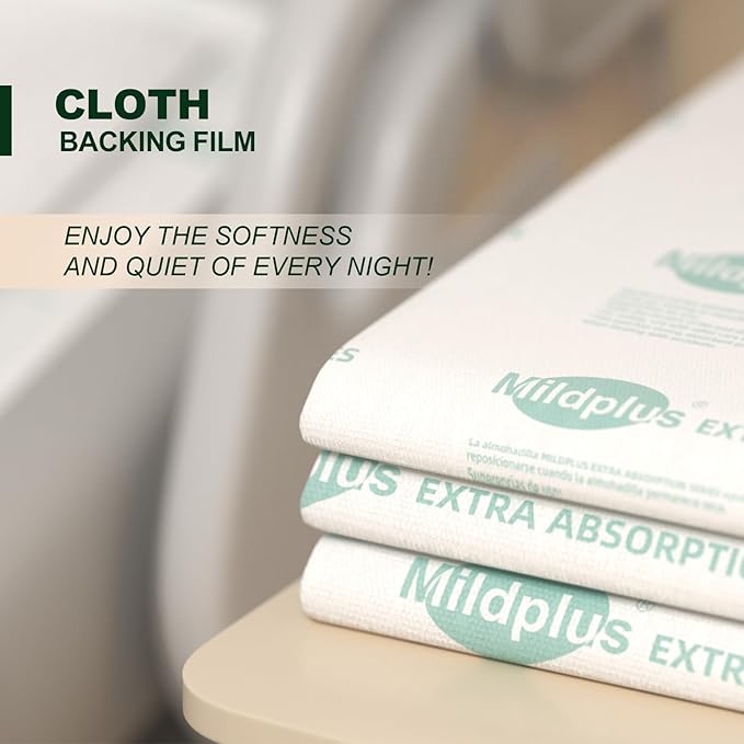 Heavy Duty Underpads 36"X44" Super Sized Chucks Pads 185 Grams Disposable Bed Pads with Strength Cloth Backing Extra Absorption Pads for Incontinence (91X110CM, 20 Count)