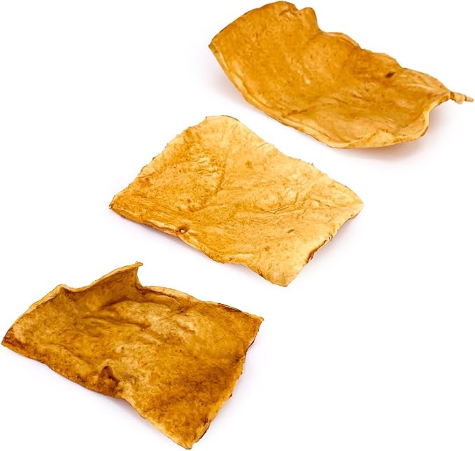 ValueBull USA Rawhide Chips, Chicken Infused, 200 Count Bulk Pack - Natural & Safe, USA Beef Hide, Long Lasting, Chemical Free, No Artificial Flavors