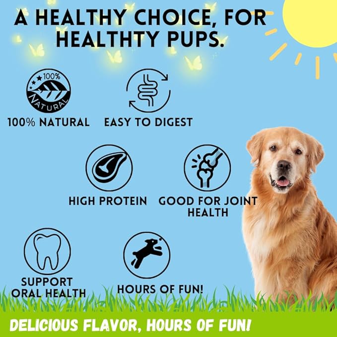 BULLYSTICKS & MORE Beef Cheek Braids for Dogs (6" Thick - 12 Count)- Bones for Dogs - Dog Parents Choice - Premium Beef Cheek Rolls