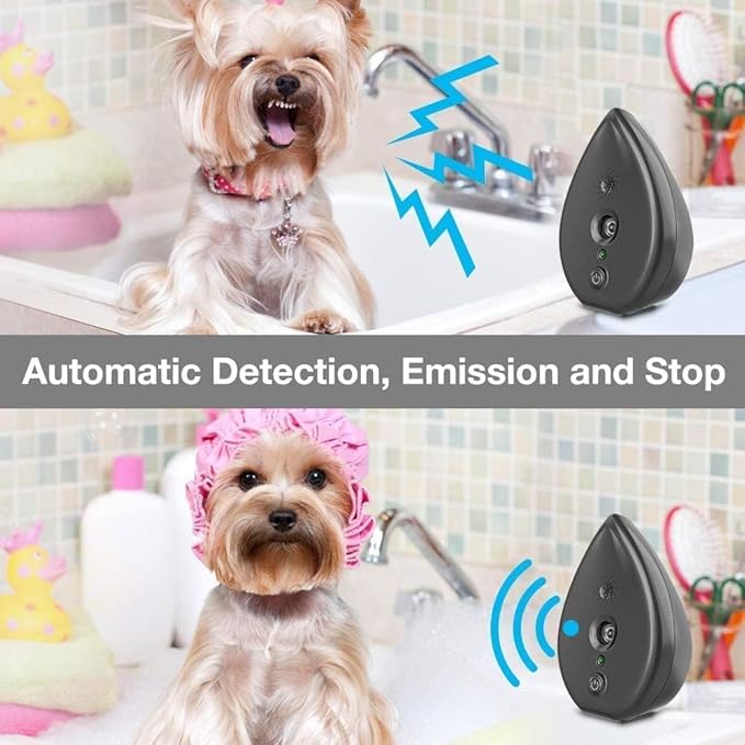 Anti Barking Devices, Auto Dog Bark Control Devices with 3 Modes, Rechargeable Ultrasonic Bark Box Dog Barking Deterrent Devices, Stop Neighour Dog Barking Devices for Dogs up to 75ft