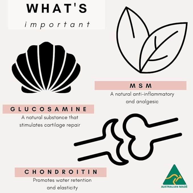 Hip and Joint Supplement for Cats - Glucosamine, Chondroitin, MSM for Joint Hip Care, Arthritis Pain Relief, Mobility Support, Cartilage Health, Inflammation Reduction - Senior Cat Support, 60 Scoops