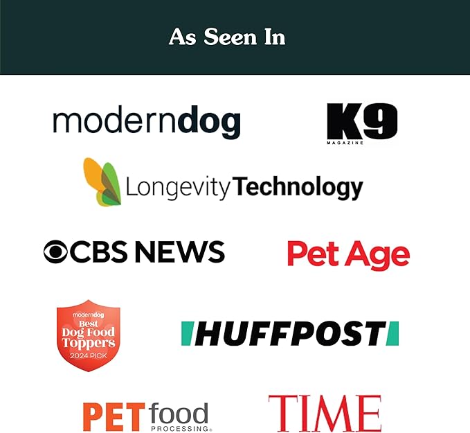 Senior Dog Powder Supplement & Food Topper – 63 Ingredients for Joint, Gut, Immune & Brain Health – Daily Longevity Multivitamin with Glucosamine, Probiotics, and Fish Oil | 60 Scoops