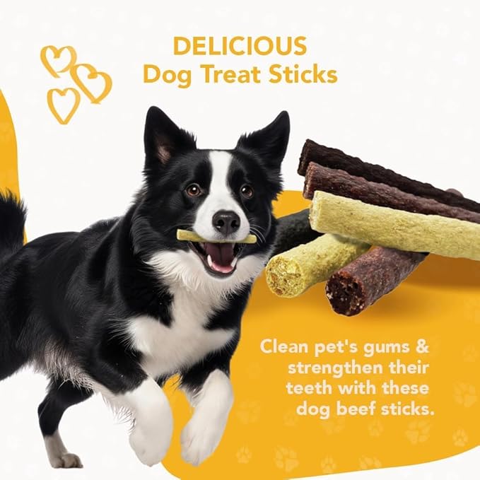 Premium Mixed Buffet Sticks for Dogs – Variety Pack with Lamb, Chicken & Beef, Training Dog Chews, High Protein, All Natural Dog Treats (3 Packs, 27 Sticks)