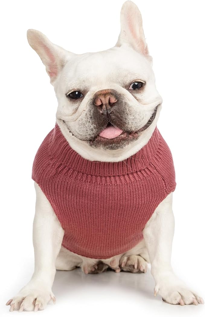 Stretchy Cat Sweater - 17 Colors & 6 Sizes | Snug Winter-Ready Knit for Boy/Girl Cats & Kittens(Maple Leaf Red, X-Large)