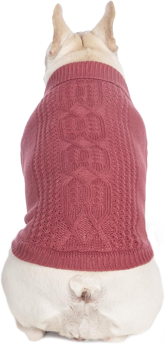 Stretchy Cat Sweater - 17 Colors & 6 Sizes | Snug Winter-Ready Knit for Boy/Girl Cats & Kittens(Maple Leaf Red, X-Large)