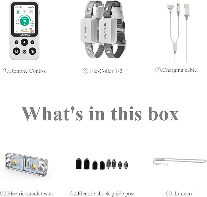 Shock Collar for 2Dogs [CRS01Pro]126 Training Levels, 4 Powerful Modes With 2.8-inch LCD high-definition display100% Safe Training Collar for Large Medium Small Dogs IPX7 Waterproof E Collar