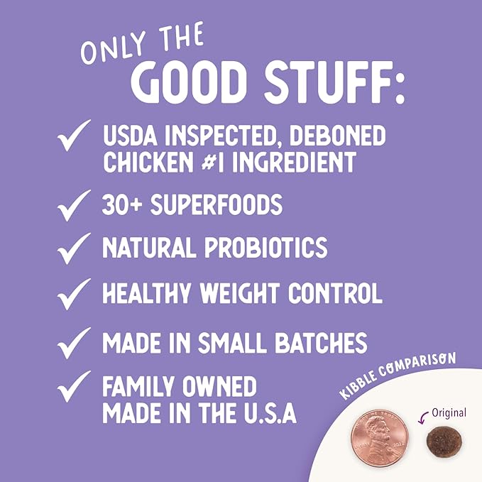 Health Extension Lite Chicken & Brown Rice Dry Dog Food (1 lb / 0.45 kg) - Low-Fat Formula with Glucosamine, Probiotics & Omega 3 for Overweight, Spayed, Neutered, or Senior Dogs