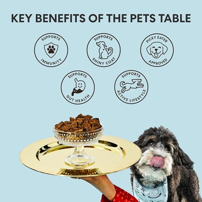 The Pets Table Grain Free Air Dried Dog Food 2 Pack - Beef & Berries + Salmon & Whitefish, 16 Ounce (Pack of 2)