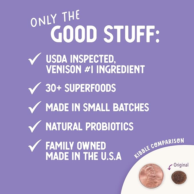 Health Extension Grain Free Venison & Sweet Potato Dry Dog Food (10 lb / 4.54 kg) - Lean Protein Formula for Dogs with Poultry Allergies & Sensitive Stomachs