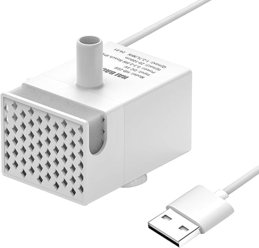 Stainless Steel Dog Fountain, 7L/10L Large Capacity Automatic Water Dispenser with 5 Filters, LED Indicator, Silent Pump for Medium to Large Cats Dogs and Multi-Pet Home (Pump)